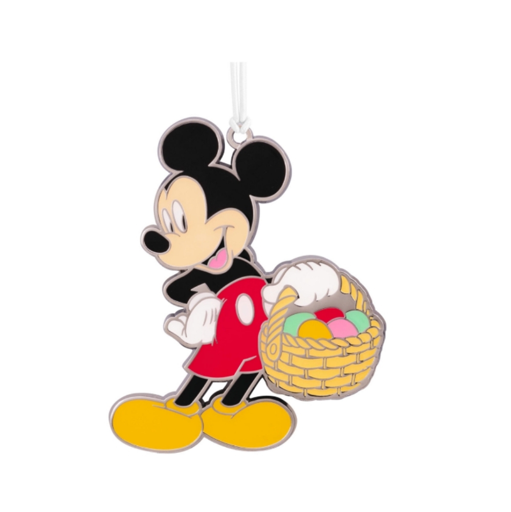 2023 Hallmark MICKEY Mouse "Easter Basket" Metal Ornament /Backpack Charm